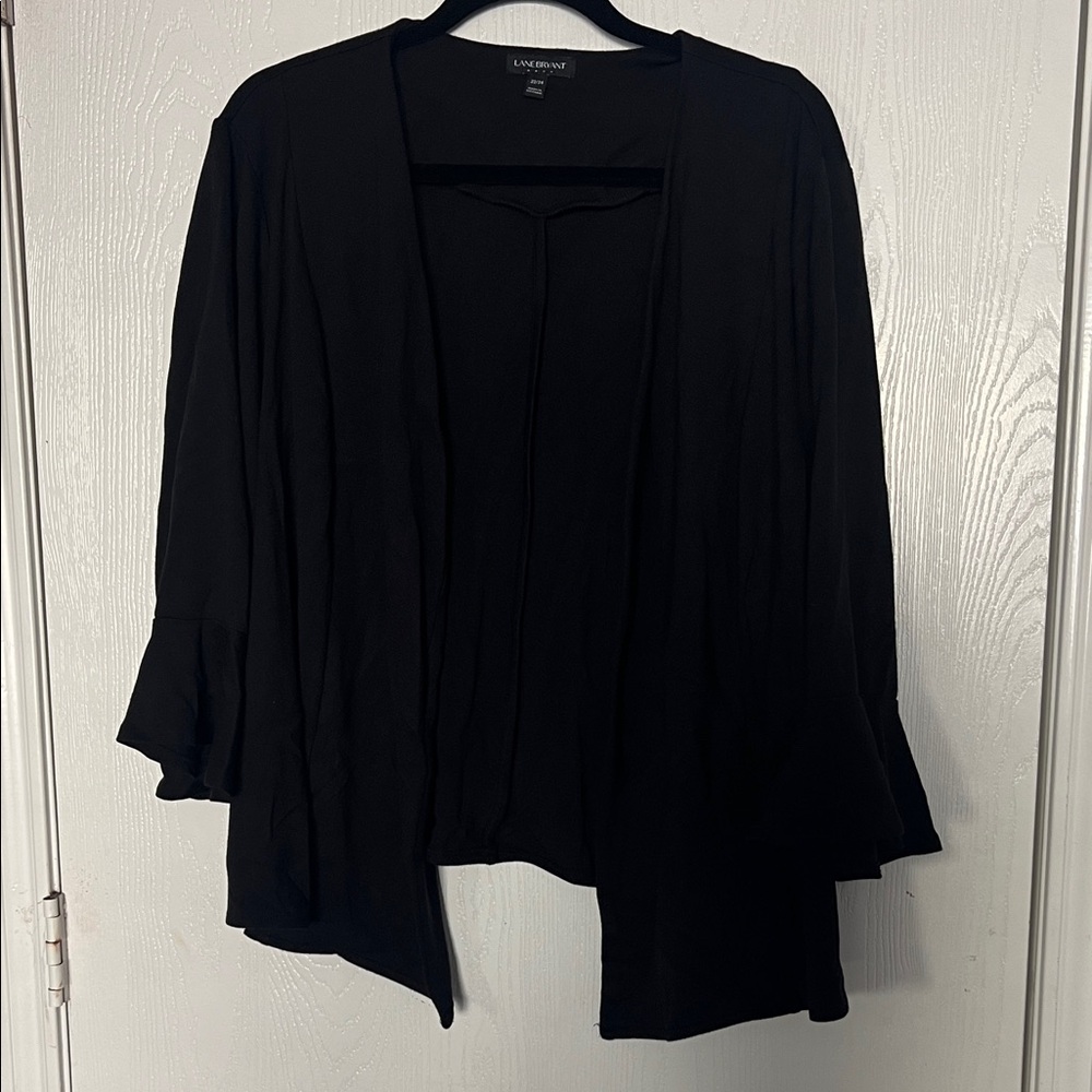 Lane Bryant Women's Elegant Black Cardigan